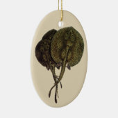 ヴィンテージ刺しエイ、海洋生物 セラミックオーナメント (右)