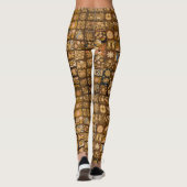 ヴィンテージ刺繍フローラキルト動物付き レギンス (裏面)