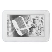 ヴィンテージ刻印せっけん及びタイポグラフィ バスマット (正面)