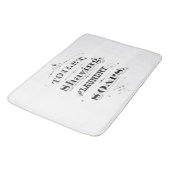 ヴィンテージ刻印のトイレタリー広告タイポグラフィ バスマット (アングル)