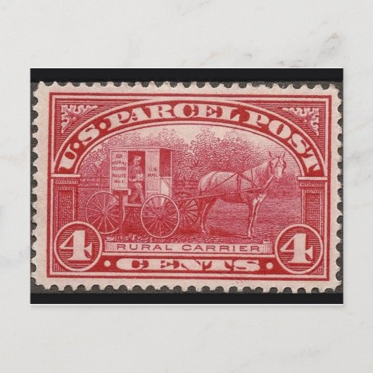 ヴィンテージ刻印はがき ポストカード (正面)