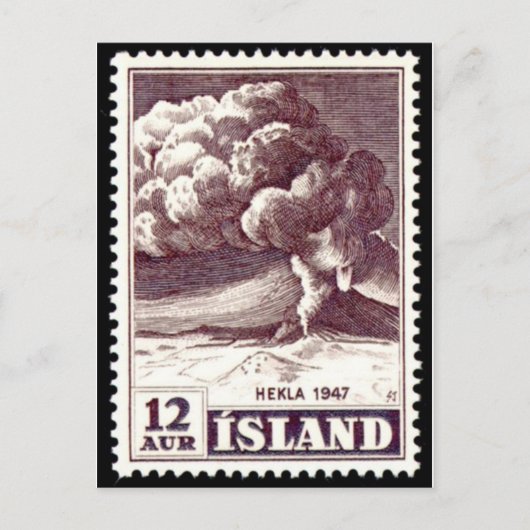 ヴィンテージ刻印はがき ポストカード (正面)