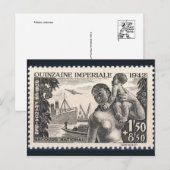 ヴィンテージ刻印はがき ポストカード (正面/裏面)