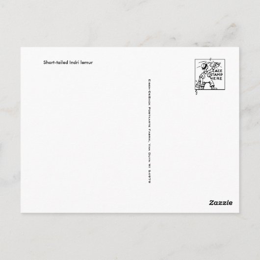 ヴィンテージ刻印はがき ポストカード (裏面)