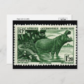 ヴィンテージ刻印はがき ポストカード (正面/裏面)