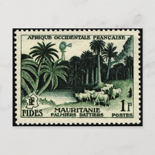 ヴィンテージ刻印はがき ポストカード (正面)