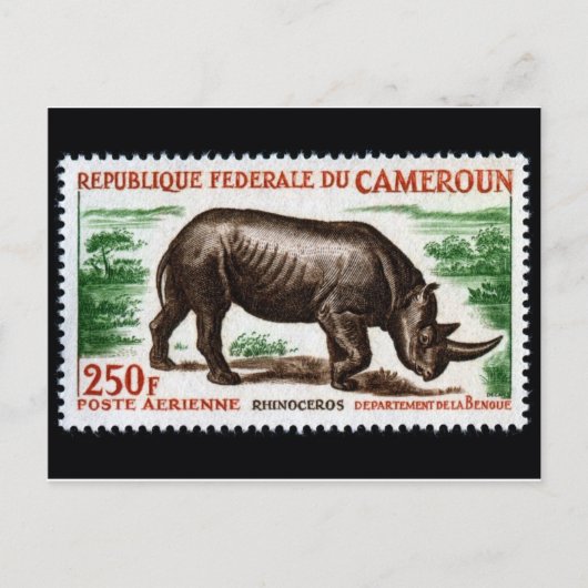 ヴィンテージ刻印はがき ポストカード (正面)