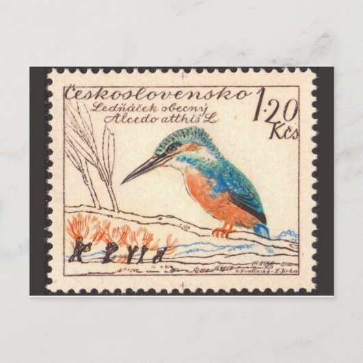 ヴィンテージ刻印はがき ポストカード (正面)