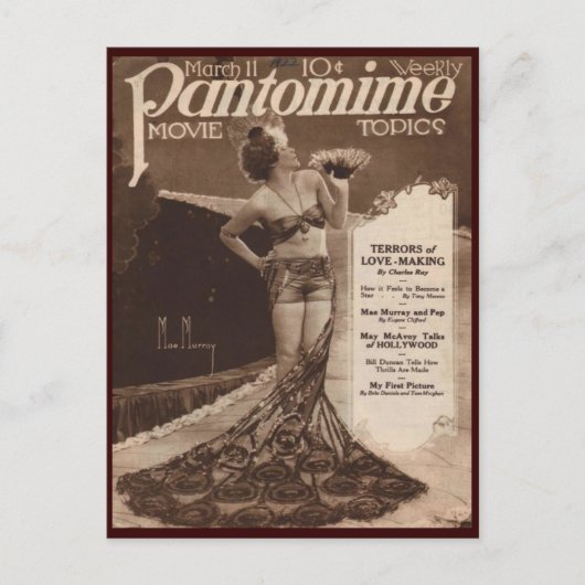 ヴィンテージ前壁画 ポストカード (正面)