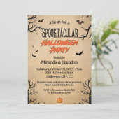 ヴィンテージ前立腺性ハローウィンパーティ 招待状 (スタンド正面)