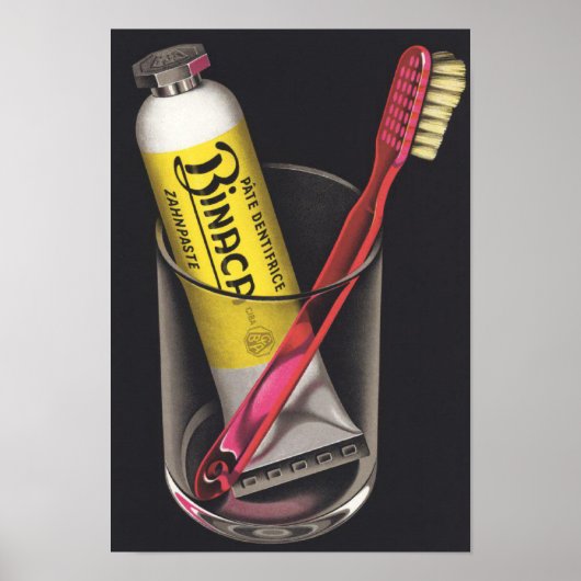 ヴィンテージ前衛的ポスタープリント ポスター (正面)