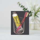 ヴィンテージ前衛紙ポスター付きポストカード ポストカード (スタンド正面)