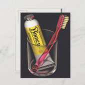 ヴィンテージ前衛紙ポスター付きポストカード ポストカード (正面/裏面)