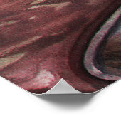 ヴィンテージ剤、ナース付生まれたばかりのベビー乳児 ポスター (角)