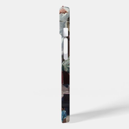 ヴィンテージ剤、ナース付生まれたばかりのベビー乳児 Case-Mate iPhoneケース (裏面 / 左)