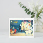 ヴィンテージ劇場ポスター：Kellar Cabinet Mysties ポストカード (スタンド正面)