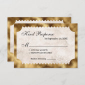 ヴィンテージ劇場映画シネマチケットRSVP 出欠カード (正面/裏面)