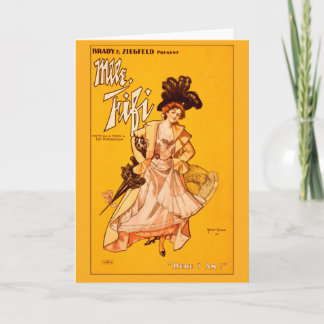 ヴィンテージ劇場用ポスターグリーティングカード カード