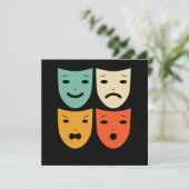 ヴィンテージ劇場面劇場女優ドラマ俳優 サンキューカード (スタンド正面)