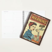 ヴィンテージ力の強い女性 プランナー手帳 (ディスプレー)