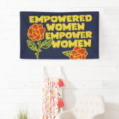 ヴィンテージ力を持つ女性が女性フェミニストの芸術を力づける 横断幕 (インサイチュ)