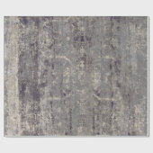 ヴィンテージ加工 アブストラクト アンティーク ベージュ グレー ラッピングペーパー (フラット)