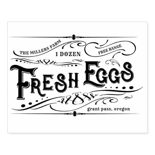 ヴィンテージ加飾フローラ卵カートンゴム印 ラバースタンプ (インプリント)