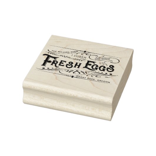 ヴィンテージ加飾フローラ卵カートンゴム印 ラバースタンプ (スタンプ)