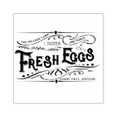 ヴィンテージ加飾フローラ卵カートンゴム印 ラバースタンプ (インプリント)