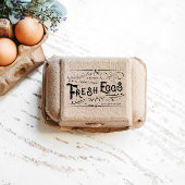 ヴィンテージ加飾フローラ卵カートンゴム印 ラバースタンプ