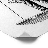 ヴィンテージ労働対管理はかりで測、司法 ポスター (角)