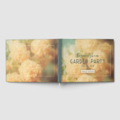 ヴィンテージ効果Snowballの木の絵画花の舌 ゲストブック (全面)