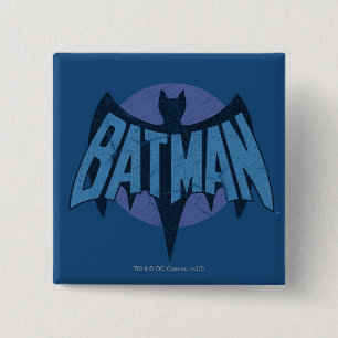 ヴィンテージ動揺してこうもり 缶バッジ