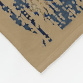 ヴィンテージ動揺してな米国の旗の大きいフリースブランケット フリースブランケット (角)