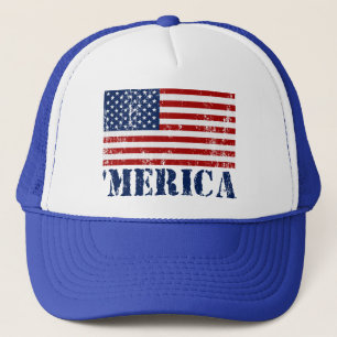 ヴィンテージ動揺してな「MERICA米国の旗 キャップ