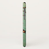 ヴィンテージ動揺してのハートツリー付き錫の花瓶 Case-Mate iPhoneケース (裏面/左)