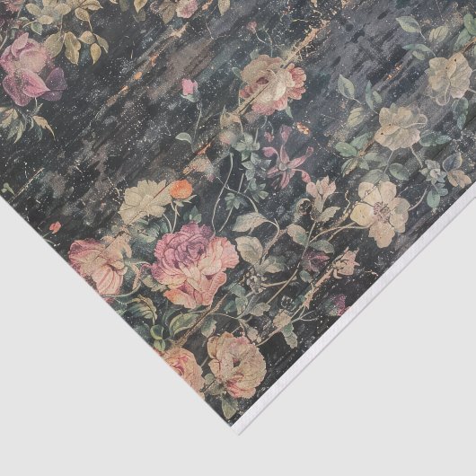 ヴィンテージ動揺してのフローラ分離 薄葉紙 (詳細)