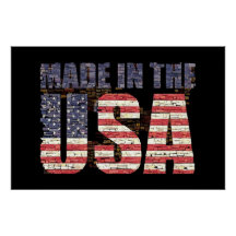 ヴィンテージ動揺しての米国文字と国旗