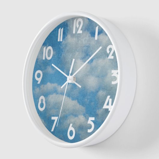 ヴィンテージ動揺しての雲 壁時計 (傾斜)