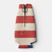 ヴィンテージ動揺してアメリカ国旗 ボトルクーラー (裏面)