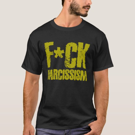 ヴィンテージ動揺してアンチナルシシズムナルシスト Tシャツ (正面)