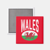 ヴィンテージ動揺してウェールズCymraeg Cymru誇りを持った Welsh マグネット (正面/裏面)