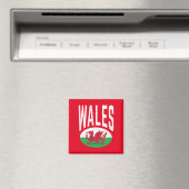 ヴィンテージ動揺してウェールズCymraeg Cymru誇りを持った Welsh マグネット (インサイチュ (食洗機))