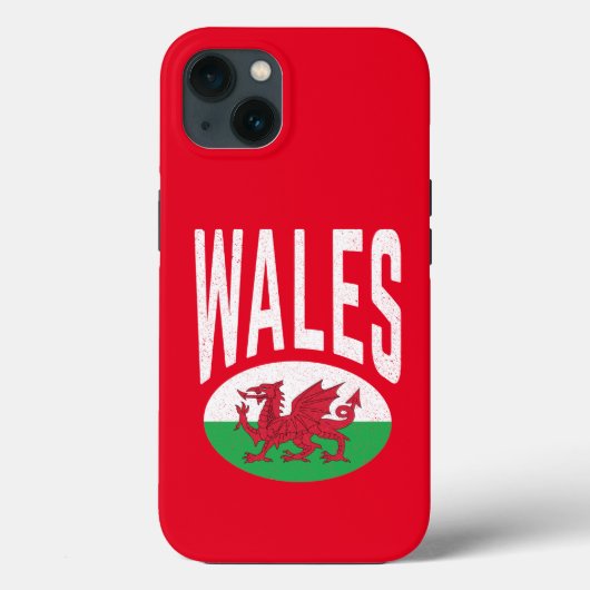 ヴィンテージ動揺してウェールズCymraeg Cymru誇りを持った Welsh Case-Mate iPhoneケース (裏面)