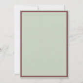 ヴィンテージ動揺してクリスマスの色あせたオーナメント写真 カード (裏面)