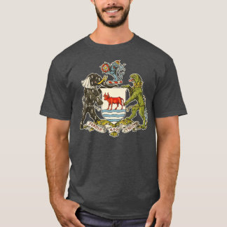 ヴィンテージ動揺してコート・オブ・アームズ Tシャツ