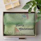 ヴィンテージ動揺してサンタクロースエバーグリーンブリューズ 薄葉紙 (ギフト)