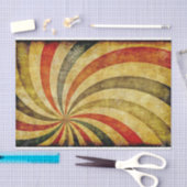 ヴィンテージ動揺してサーカスストライプカーニバル数々のTi 薄葉紙 (クラフト)