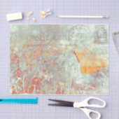 ヴィンテージ動揺してスクリプトの国素朴秋 薄葉紙 (クラフト)