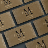 ヴィンテージ動揺してタン 名刺